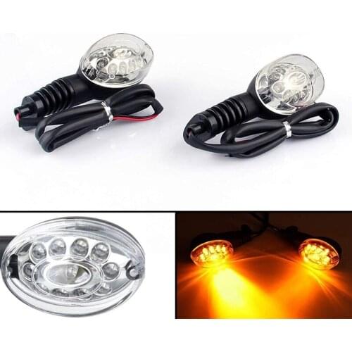 Motorcycles Clear Lens Turn Signals Light Smoke for KAWASAKI Ninja 250R EX250 2008-2012