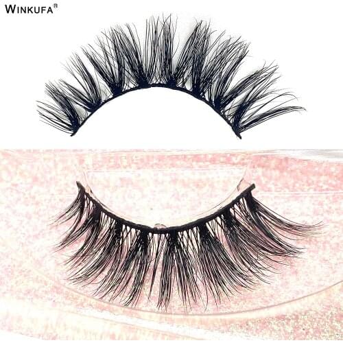 2pairs/lot 3d False Eyelashes Extension Fastest Delivery Without Middlemen Free Gift 16mm Real Mink Lashes Bulk A04