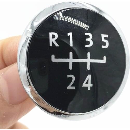 5/6 Speed Gear Shift Knob Stick Cover Cap Emblem Badge For Volkswagen VW Transport T5 T5.1 Gp 2003-2011 Car Styling Accessories