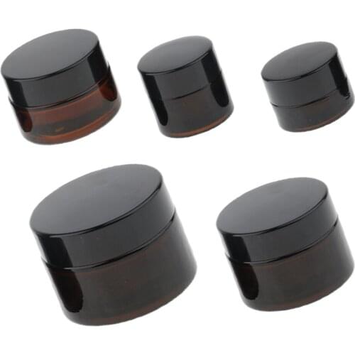 6 Pieces Glass Jars Ointment Jar Cream Jars Glass Jars Cream Jar Empty Jar