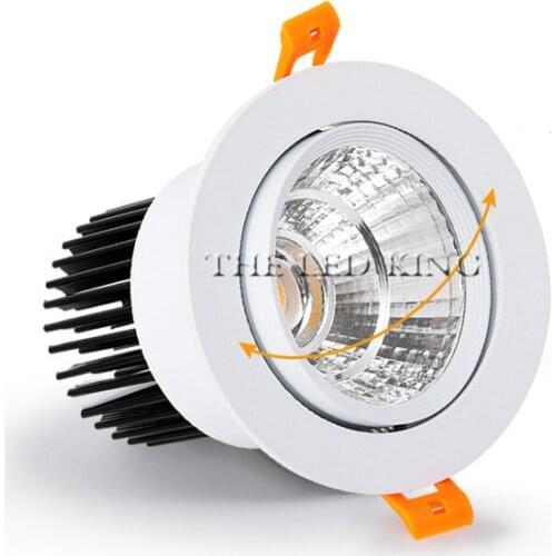 Dimmable LED Downlight 5W 7W 9W 12W 15W 18W Round Recessed Lamp 220V 230V 110V Led Bulb Bedroom Kitchen Indoor LED Spot Lighting