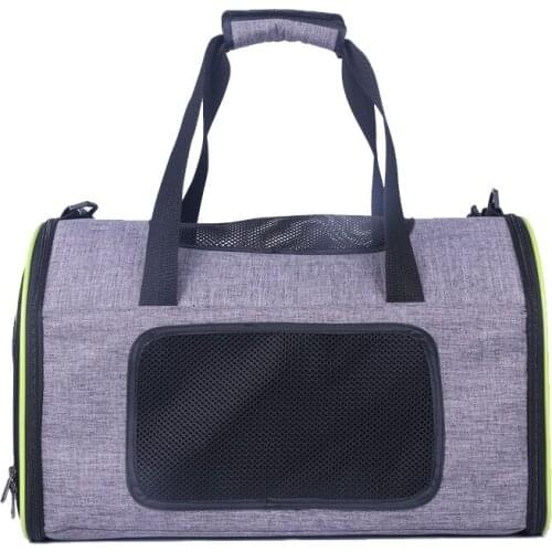 Pet Cat Dog Carrier Bag Breathable Pet Handbag Outdoor Travel Carrier Tote Bag Foldable Pet Carrying Shoulder Bags Pet Supplies