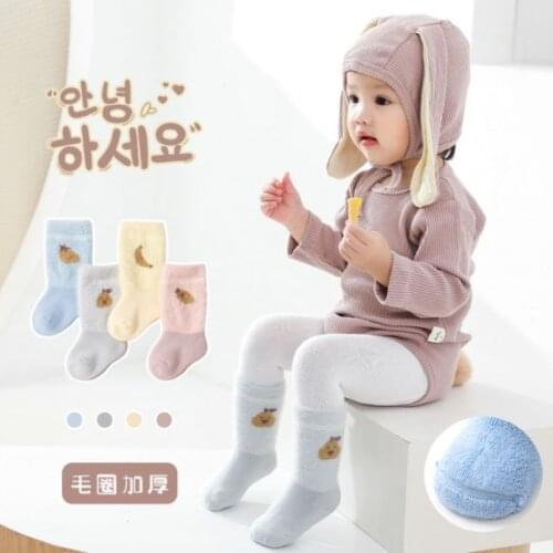 0-8 Years Winter Baby Toddler Cotton Socks Kids Boys and Girl Warm Short Newborn Baby Socks For Infant Girls Boys Clothing