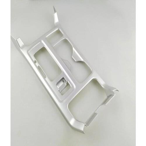 ABS Pearl Chrome Inside Interior Gearshift Knob Cover Trim Panel For Jeep Compass 2017 2018