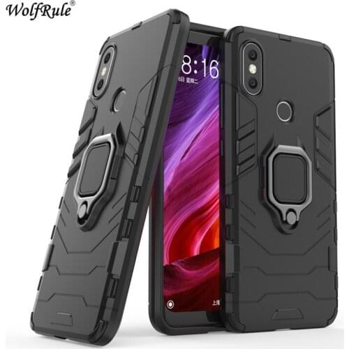 Phone Cover For Xiaomi Mi A2 6X Case MiA2 Mi6X Finger Ring Holder Stand Protective Armor Housings Perfect Fitted Bumper 5.99