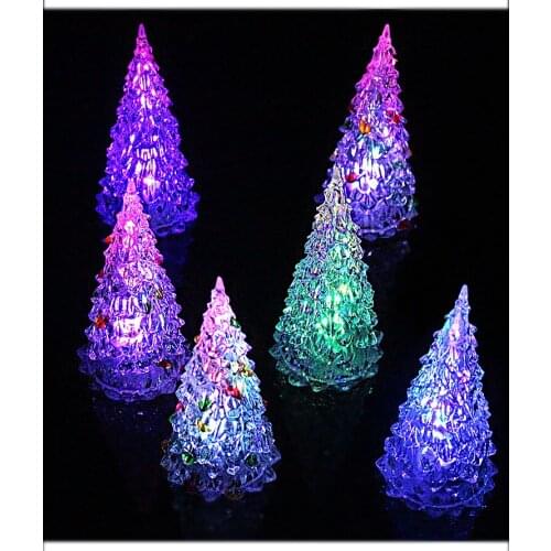 Colorful flash optical fiber Tree LED optical fiber Christmas tree Christmas gift hot star tree luminous tree simulation tree