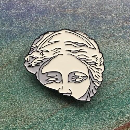 Sculpture of Art Enamel Brooches for Collection