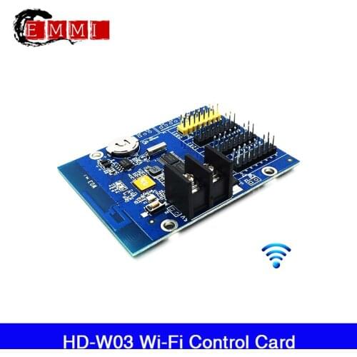 HD-W03 New Wi-Fi Single-dual Color Led Display Controller ,Control range Single color 512*48,768*32,1280*16 pixels