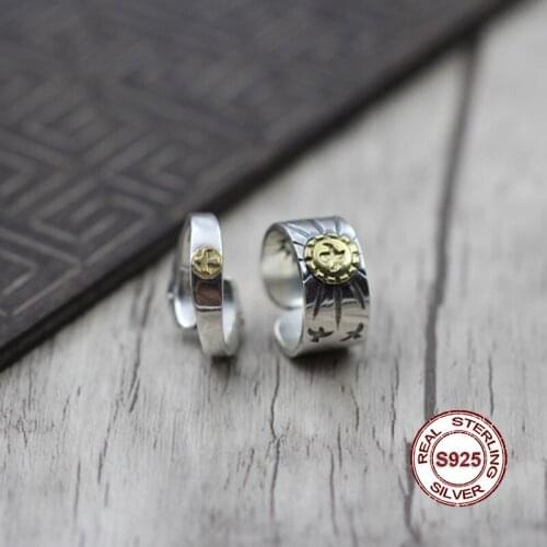 S925 Sterling Silver Ring in Popular classic style Feather series trendy jewelry Brass birds Send a gift to love