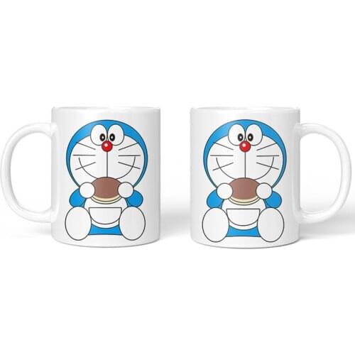 Creative Doraemon Milk /Coffee Mug Cartoon MultiColor Mugs 350ml Ceramics Tea Milk Cup Kitchen Tool X-Mas Gift For Friends