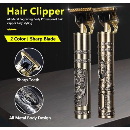 Electric Hair Trimmer Hair Clipper Professional Men Barber Hair Cutting Machine Rechargeable Cordless Beard Trimmer Haircutter