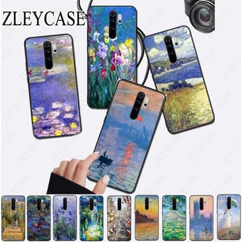 Claude Monet Impressionism Painter Phone Case for redmi note8pro note7 note5 note6pro 7 7A 8 8A Note8T note9s note9pro Cover