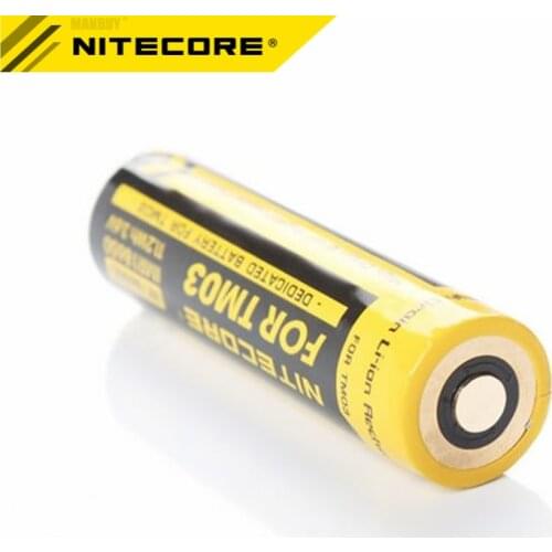 2021 NITECORE IMR18650 11.2Wh 3.6V High Drain Li-ion Rechargeable Battery NI18650D for TM03 TinyMonster Flashlight Button Top