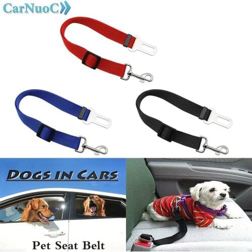 Pet Dog Car Safety Seat Belt Adjustable Clip Lead Leash Puppy Hound Vehicle Seatbelt