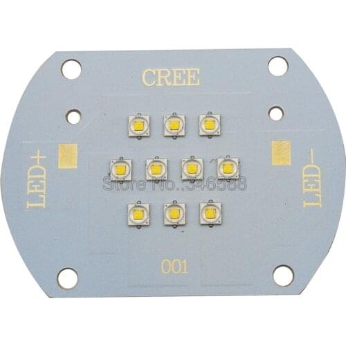30W 10-Chip Intergrated Cree XPE2 XP-E2 White Neutral White Warm White Blue Green Red Royal Blue High Power LED Lamp Lights DIY