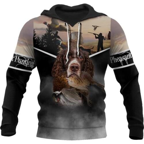 Pheasant Hunting Animal 3D All Print Plus Hoodie Man Women Harajuku Outwear Zipper Pullover Sweatshirt Casual Unisex Jacket