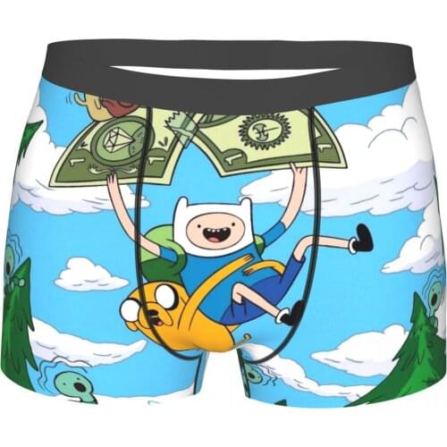 BMO Adventure Time Finn Jake TV Underpants Cotton Panties Mens Underwear Sexy Shorts Boxer Briefs