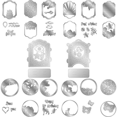 2021 AliliArts Metal Cutting Dies Fancy Panel Aperture diy Scrapbooking Photo Album Decorative Embossing PaperCard Crafts Die