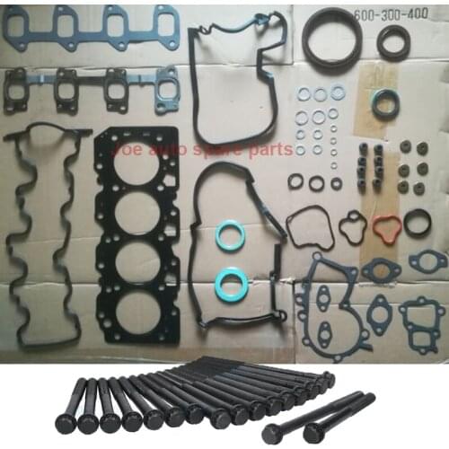 3C 3CT 3CTE Engine Full gasket set kit cylinder head bolt nuts screw for Toyota IPSUM AVENSIS CALDINA GAIA 2.2 d td 2.0 d 97-03