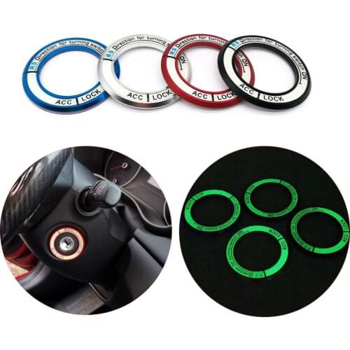 Car Ignition Key Lock Decoration Ring Stickers For Kia K2/K3/K5 Sportage Rio Cerato Optima Keyhole Aluminum