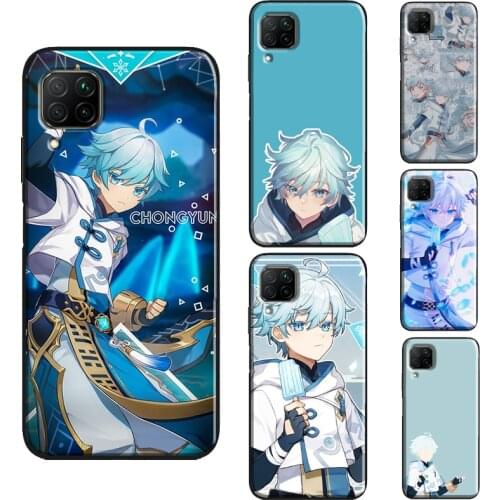 Chongyun Genshin Impact Case For Huawei P30 P20 P40 Pro Mate 10 20 Lite P Smart Z 2019 Nova 5T Honor 8X 9X 8A 10i