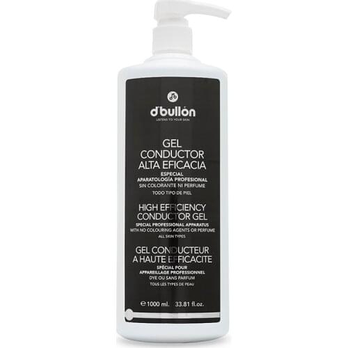 D Bullon conductive Gel for professional use (ultrasound, electrotherapy, etc). High efficiency. Contact Gel-1000 ml