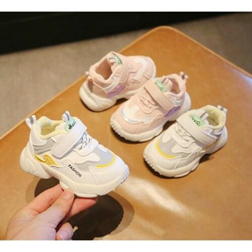 2021 Infant Autumn New Children Sports Shoes Boys tenis Shoes Girls Baby Shoes Kids Shoes Toddler Sneakers Shoes for Kids E08113