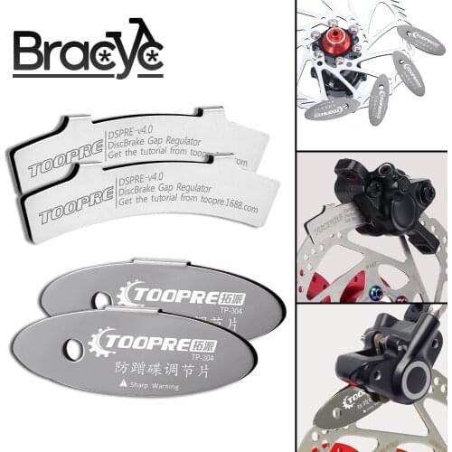 MTB Disc Brake Pads Adjusting Tool Bicycle Brake Pads Rotor Alignment Tools Bike Spacer Mounting Assistant Repair Accessories