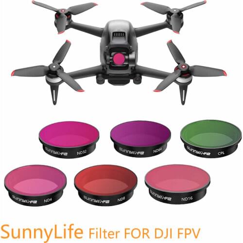 SunnyLife ND Glass Lens for DJI FPV Combo Drone Filter ND 4 ND8 ND16 ND 32 CPLCamera Filter for DJI FPV Combo Accessories