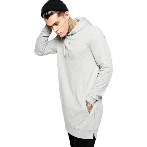 HKTY Men's Long Hoodies