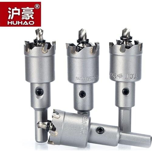 HUHAO 1pc Stainless Steel Hole Reamer Reaming Steel Iron Drill Carbide Drilling Bit Metal Reamer Dia.14-80mm Hand Reaming Drill