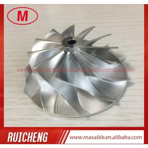 K04 48.50/61.00mm 11+0 blades high performance billet/milling/aluminum 2618 compressor wheel