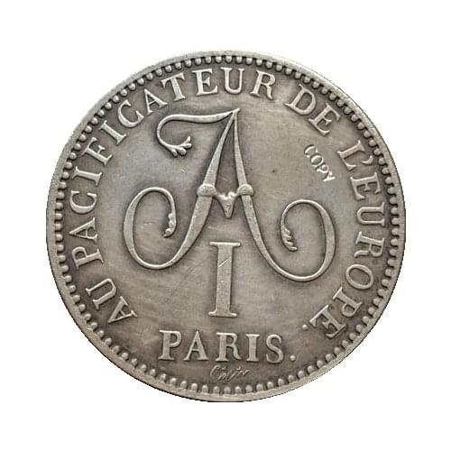 Russian coins 1 ruble 1814 37mm copy