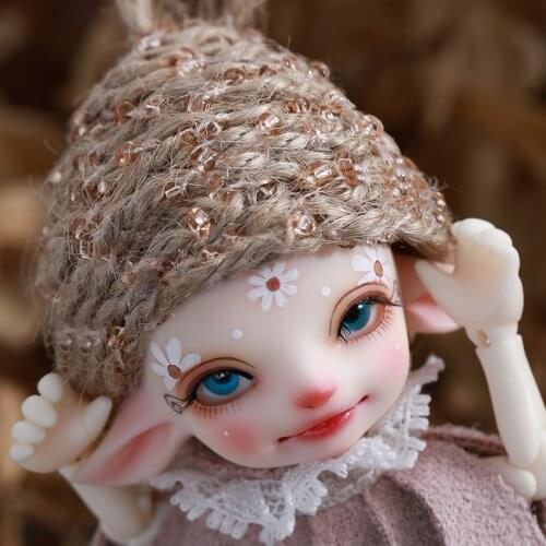 Shuga Fairy Realpuki Pano Doll 1/13 BJD Girls Boys YOSD Ball Jointed Doll Resin Toys for Kids Elf Ear Doll Fairy Cute Baby Doll