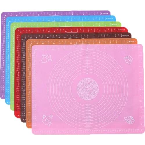 Multi-size and color Silicone Baking Mat Sheet Extra Large Baking Mat for Pizza Dough Non-Stick Maker Holder Pastry