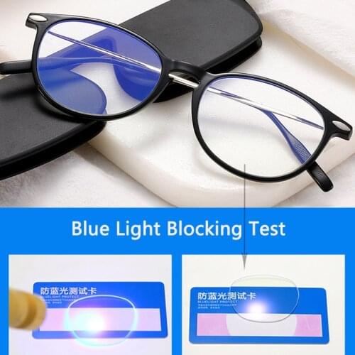Fashion Portable Reading Glasses Anti Blue Rays High Light Transmission Clear Presbyopic Glasses Unisex TR Full Frame with Case