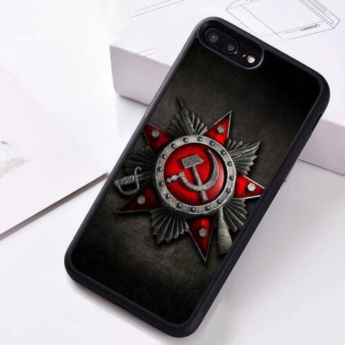 Soviet Union USSR Flag Phone Case Rubber for iPhone 12 pro max mini 11 pro XS MAX 8 7 6 6S Plus X 5S SE 2020 XR case
