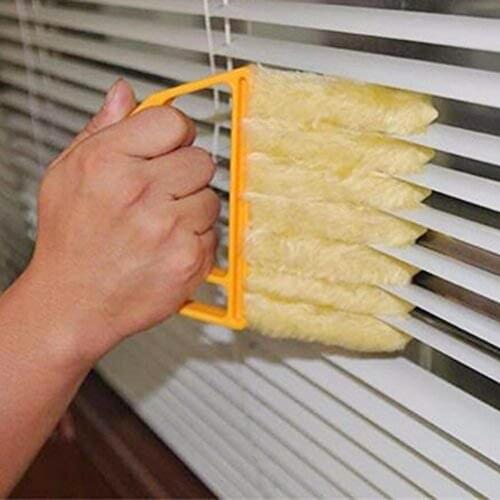 Handheld Microfibre Venetian Blind Cleaner Window Conditioner Duster Clean Brush Window Cleaning Brush Dust Cleaner