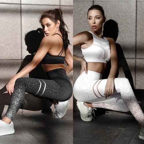 Black Yoga Pants Quick dry Leggings Women Running Sport High Waist Tights Leggins Female Gym Fitness Training Push Up Legging