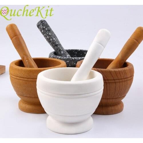 Mortar Pestle Set Spice Crusher Resin Bowl Pepper Gingers Garlic Spice Grinder Pharmacy Herbs Bowl Mill Grinder Crusher Kitchen