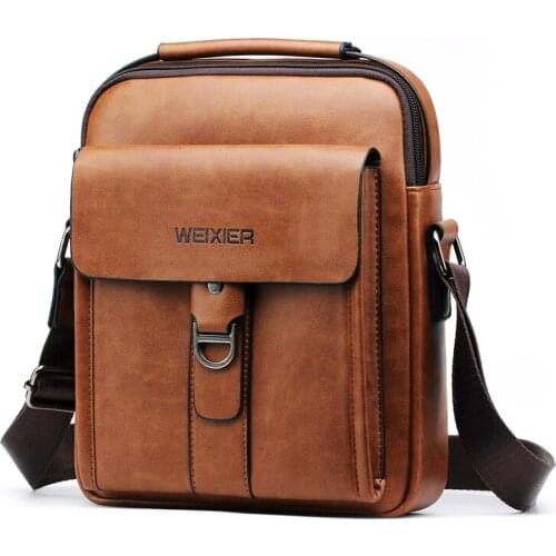 Handbag Large Men Bags Leather Messenger Shoulder Bags Business Crossbody Bags Casual Bags Brand Male Drop Shipping Business New