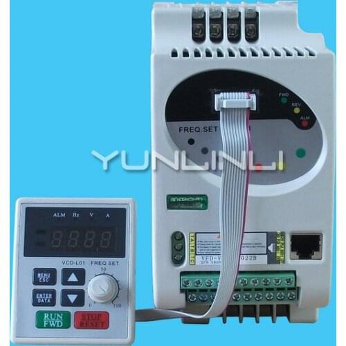 Vector Frequency Converter 220V 0.75KW 1.5KW 3.0KW Strong Anti-interference Fine Drive Inverter VFD-V