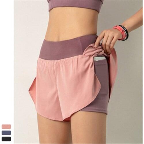 Women Summer Cycling Bike Shorts With Pocket Short Solid Black Shorts for female clothing sweatpants strike
