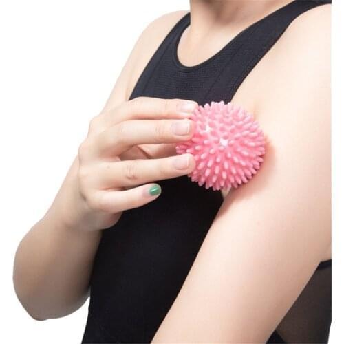 6CM Whole Body Acupoint Hard Massage Spike Ball Sports Muscle Relaxation Fascia Ball Fitness Yoga Hand Holding Meridian Roller