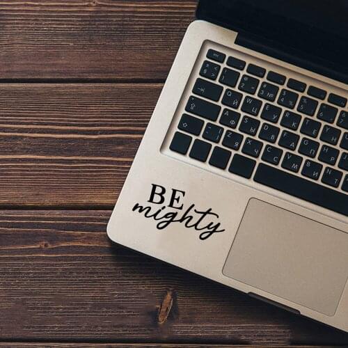 Black Partial Interesting text Laptop sticker for Notebook decoration