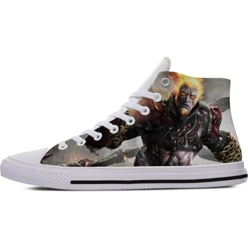 Frdun Tommy 3D Print Character God Of War Kratos New Men/Women Casual Plimsolls Lightweight Breathable Comfortable Canvas Shoes