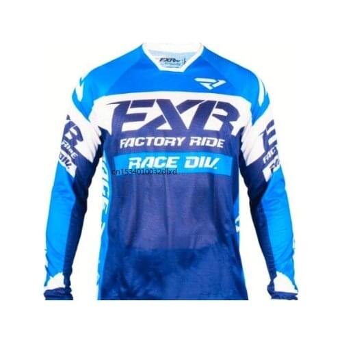 FXR Long Sleeve MTB Jersey NEW Motorcycle Jerseys Motorcycle P Mountain Bike Motocross Jersey MTB T Shirt Clothes