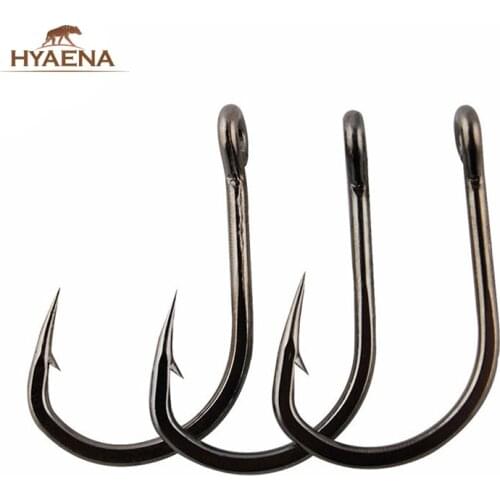 Hyaena 30pcs 10827 Stainless Steel Sea Fishing Jigging Hook Assist Game Fishing Hook Carp Accessories 1/0 2/0 3/0 4/0 5/0 6/0