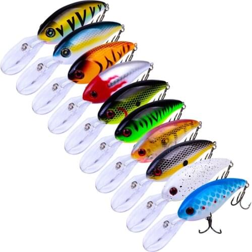 14Pcs/lot 100mm 14.5g Isca Artificial Plastic Fishing Bait Lures For Sea River Wobblers Hard Bait Crankbait Minnow Pesca
