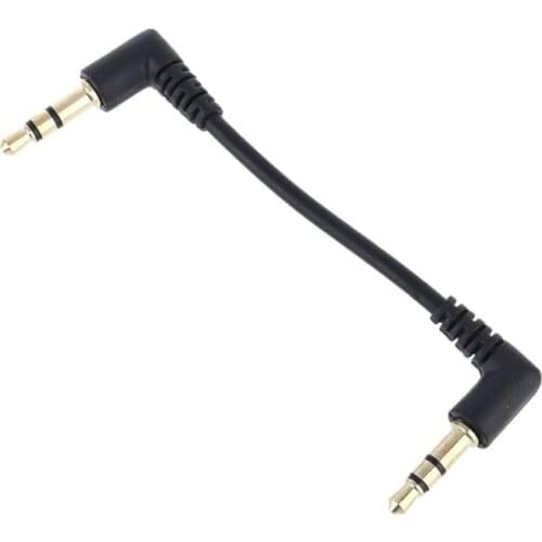 Cable Dual 90 Degree Right Angle 3.5mm Jack Male to Male Stereo AUX Cable Dropshipping